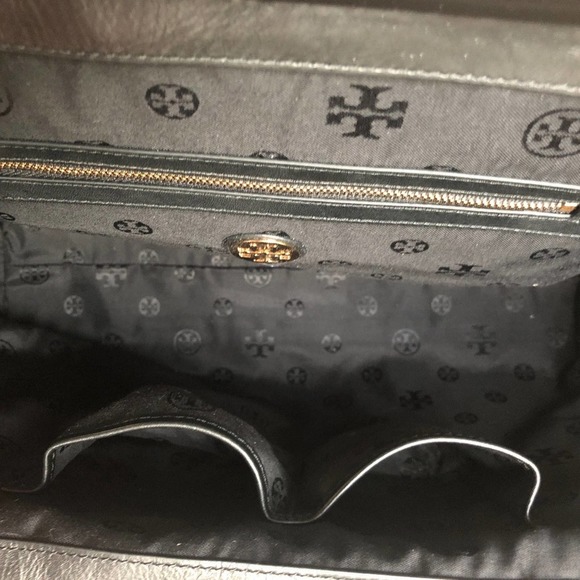 NWT Tory Burch Attersee Chevron Satchel - Picture 10 of 13